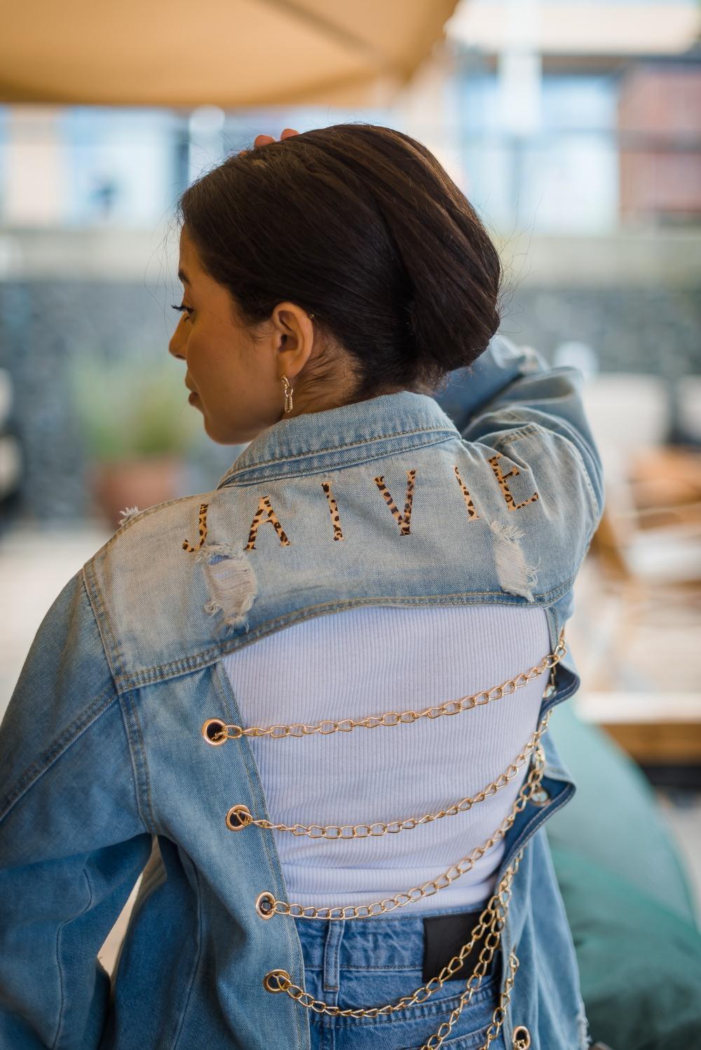 Chain Denim Jacket - JAIVIE